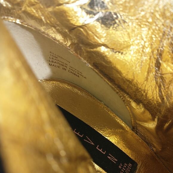 Steven By Steve Madden Ellusion Black Suede Leather Ankle Booties 10 M - Picture 6 of 11